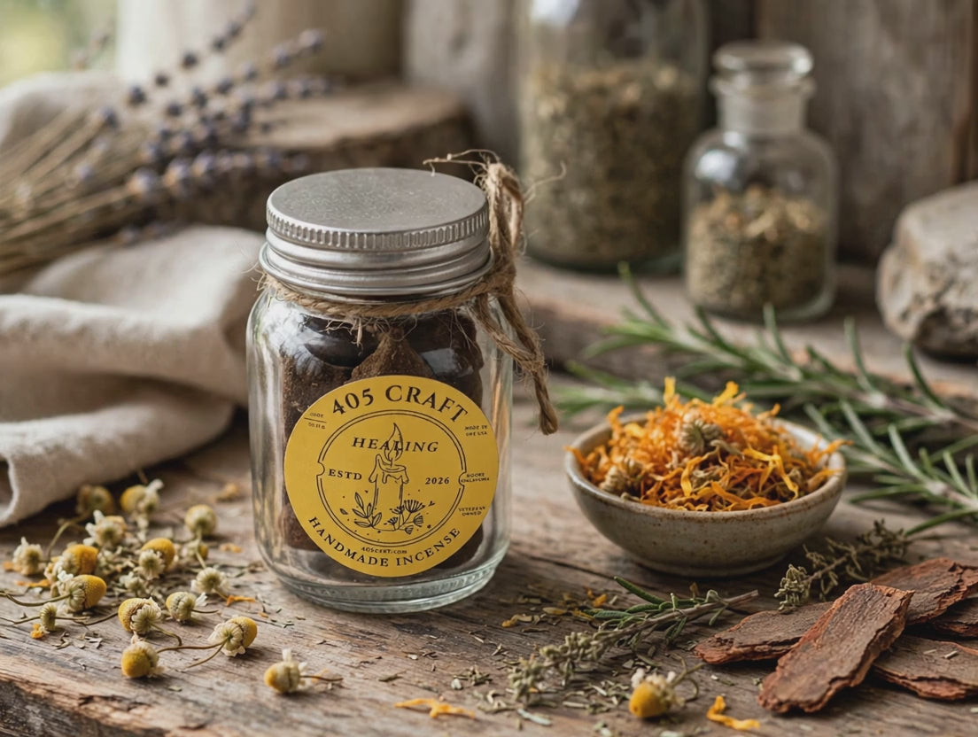 Healing Incense | Chamomile, Calendula & Myrrh | 405 Craft